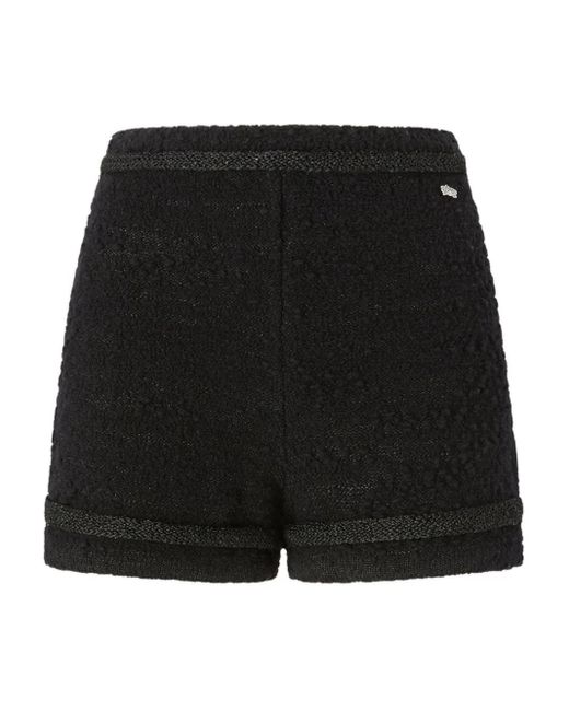 Genny Shorts Verfraaid Met Pailletten in het Black