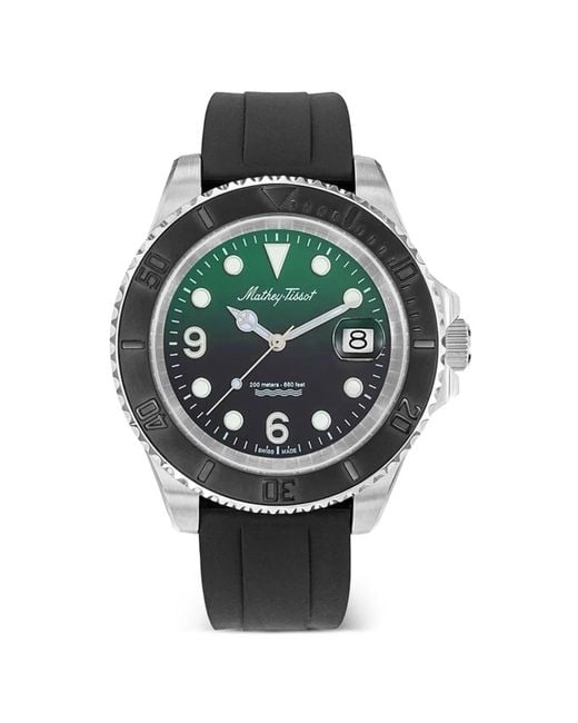 Mathey-Tissot Gray Montre Mathy Design Mm for men
