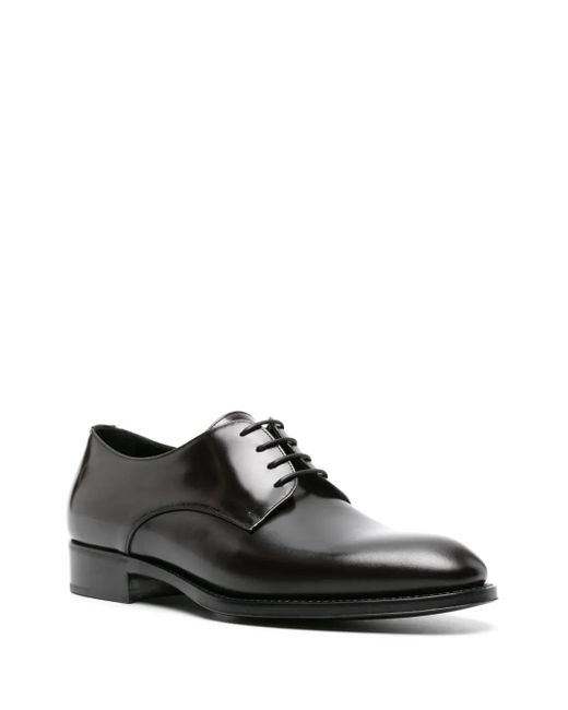 Saint Laurent Black Flat Shoes for men