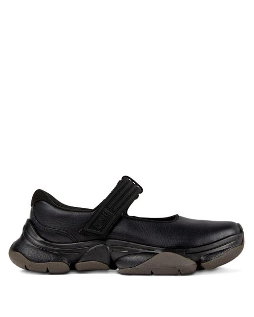 Camper Meisjes Right K800539 Mary Jane Flat Schoenen - Leren Ballerina's Met Bloemdetail