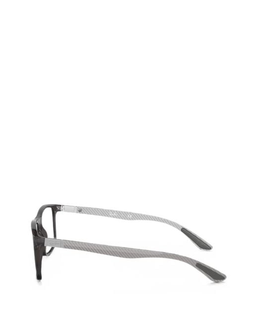Ray-Ban Gray Rectangle-Frame Glasses