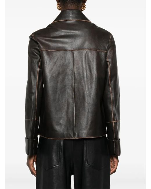 Arma Black Ella Leather Jacket