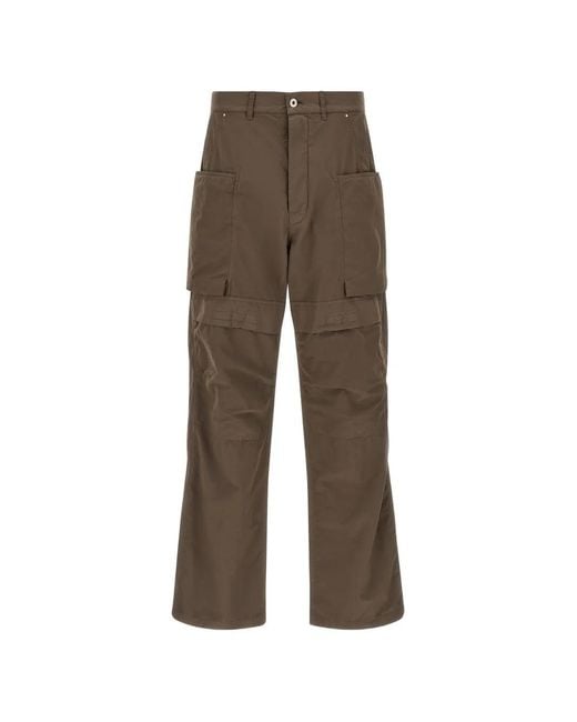Rick Owens Brown Stefan Ripstop Cargo Pants for men