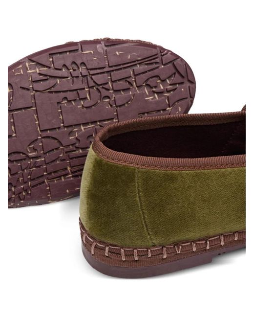 Flabelus Green Claire Ballet Flats