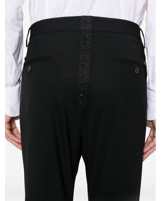 Pantalones Techno con detalle de pinza DSquared² de hombre de color Black