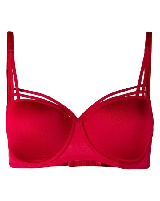 Marlies Dekkers Synthetic 'dame De Paris' Red Balcony Bra - Lyst