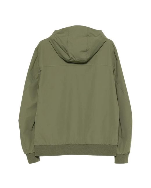 Peuterey Green Uyapo Drawstring Hooded Jacket for men