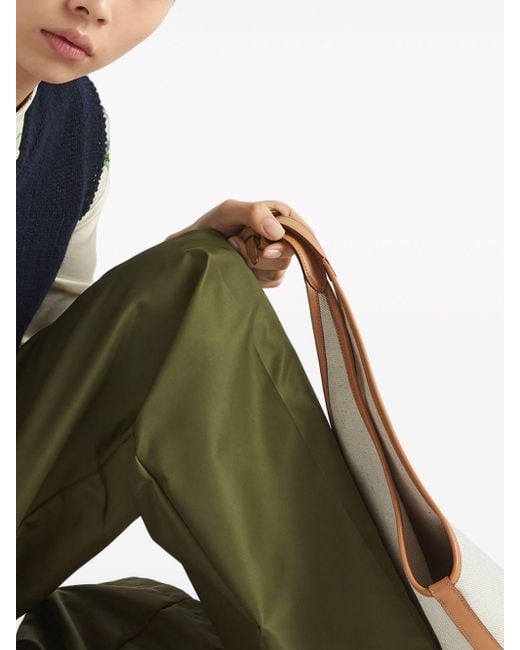 Pantalones rectos Re-Nylon Prada de color Green