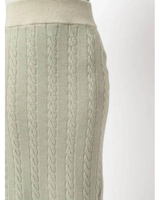 Woolrich Kabelgebreide Rok in het Green