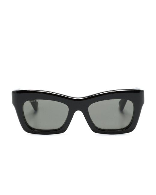 Gucci Black Sonnenbrille mit Cat-Eye-Gestell