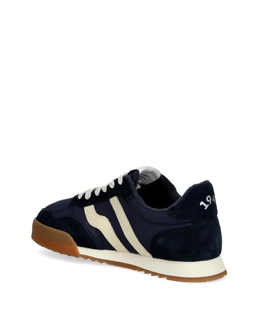 Gant Blue Stripe Lace-Up Sneakers for men