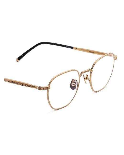 Matsuda Natural Round-Frame Glasses
