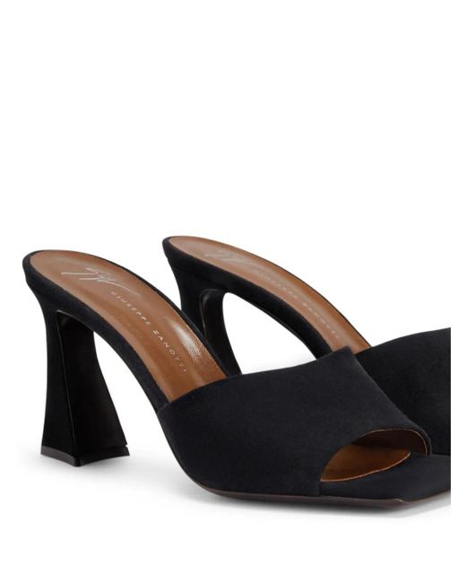 Giuseppe Zanotti Black 85Mm Solhene Sandals