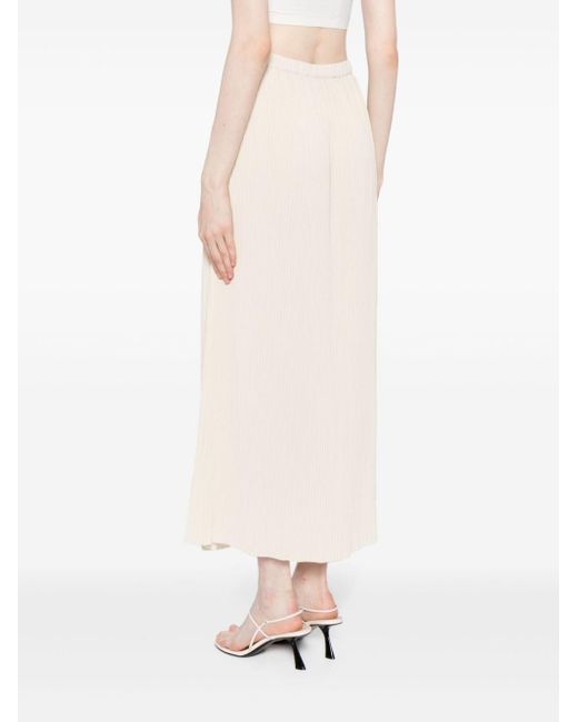Manning Cartell White Double Time Pleated Midi Skirt