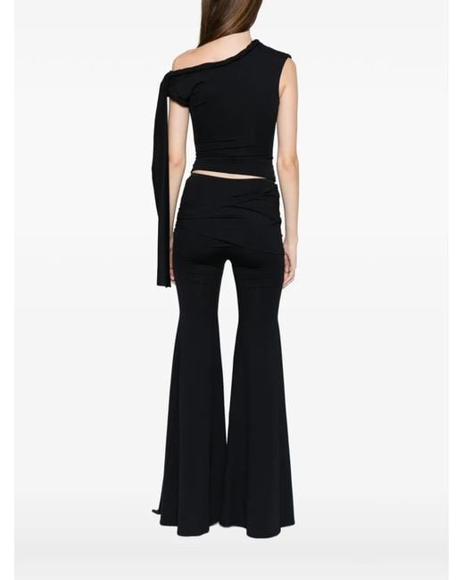 Axel 113 Black Tiana Twisted One-Shoulder Top