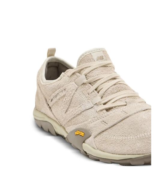New Balance White Mt10 Suede Lace-Up Sneakers