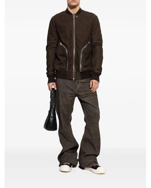 Rick Owens Black Zip-Embellishment Sneakers for men