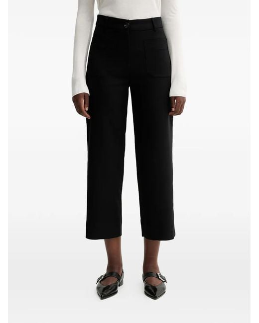 Sessun Black Cropped Trousers