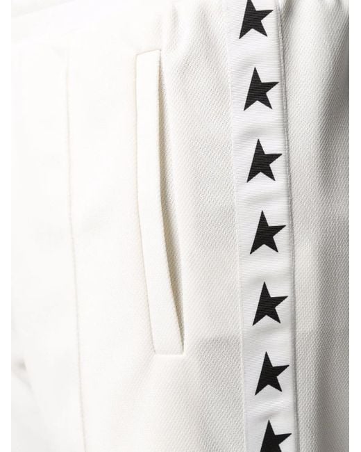 Golden Goose Deluxe Brand White Cotton joggers for men