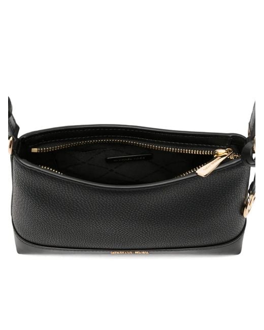 Michael Kors White Logo-Charm Cross-Body Bag