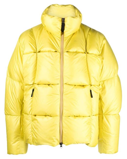 Goldwin Yellow Three-dimensional Padded Jacket