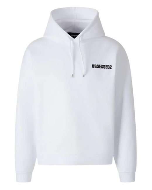 メンズ DSquared² Obsessed2 パーカー White