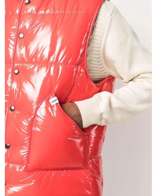 Mackintosh Red Osaka Quilted Gilet for men
