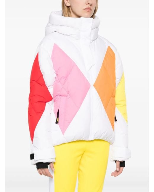 Rossignol Pink X Jcc Diamond Down Bomber Jacket