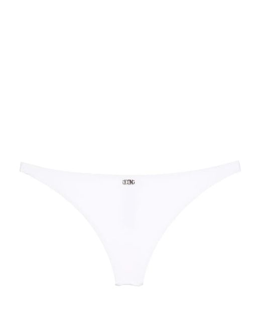 DSquared² White Logo-print Bikini Thong