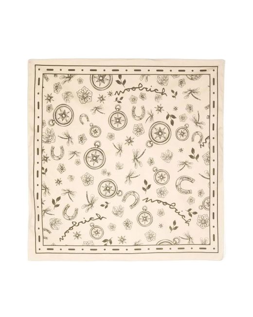 Fular Roadtrip con diseño de bandana Woolrich de hombre de color Natural