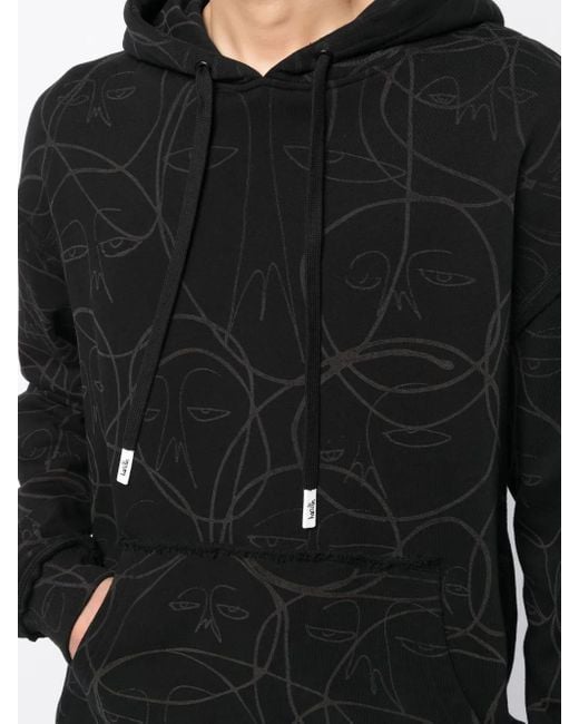 Haculla Black One Of A Kind Laser Hoodie for men