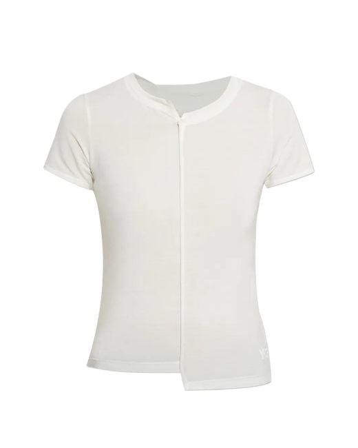 Y-3 White W Dd Ftd Tee