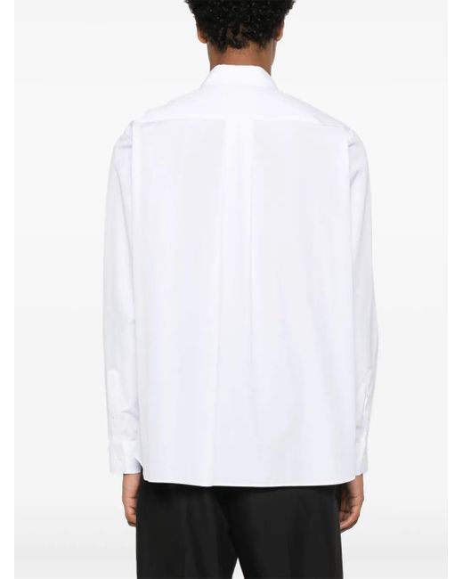 Sacai White Thomas Mason Shirt for men