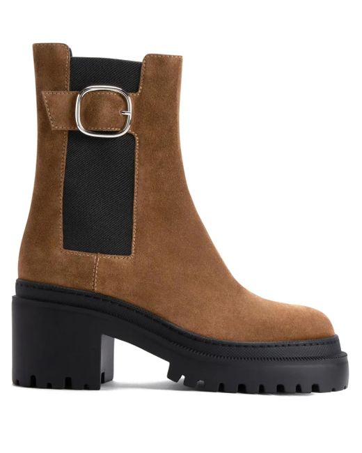 Giuseppe Zanotti Brown Mairi Buckle Boots