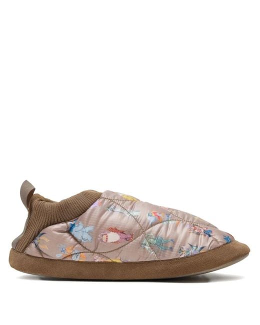 Undercover Brown X Josep Baqué Quilted Slippers for men