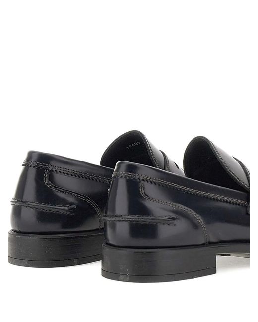Duca Degli Abruzzi Blue Monaco Leather Loafers for men