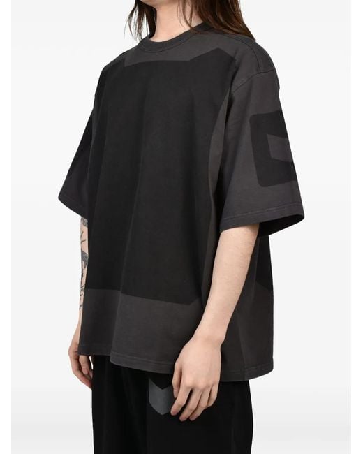 DIARY 1999 Black Armor Oversized T-Shirt for men