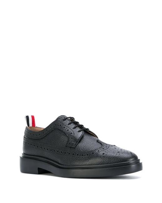 Thom Browne Black Classic Longwing Brogues