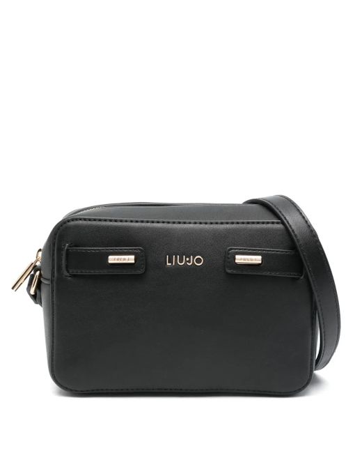 Liu Jo Black Leather Cross Body Bag