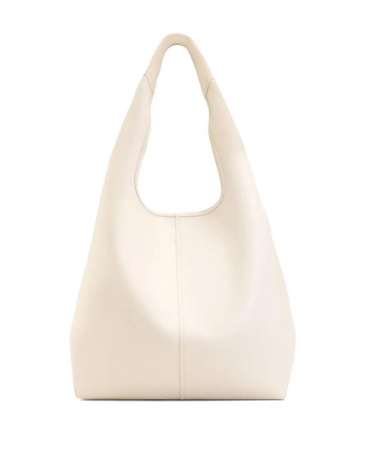 AMI Natural Taurillon Leather Etienne Shoulder Bag