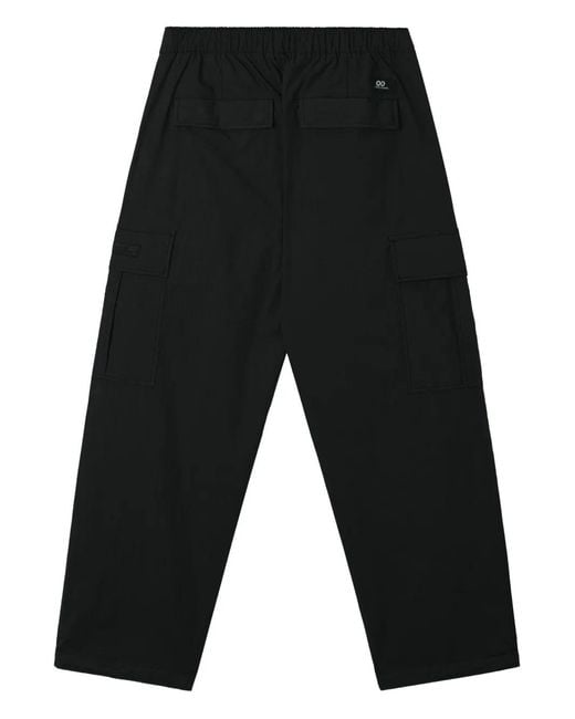 Chocoolate Black Cargo Belted Trousers for men