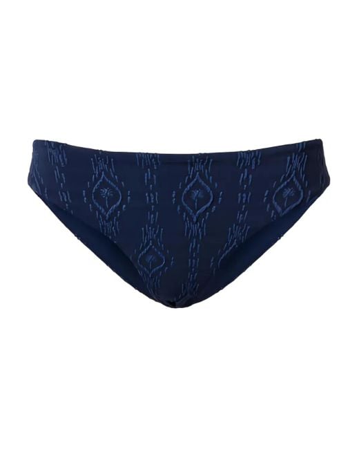 Twinset Blue Patterned Bikini Bottom