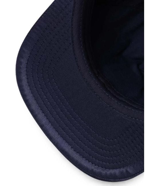 Market Blue Smiley Dragon-Embroidered Cap