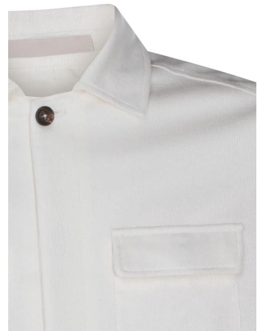 Eleventy White Pocket Jacket for men