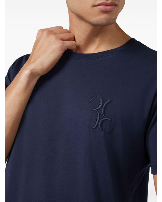 Billionaire Blue "t-shirt Round Neck Ss" for men