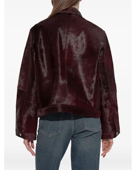 Samsøe & Samsøe Purple Salita Jacke mit Schnallendetail