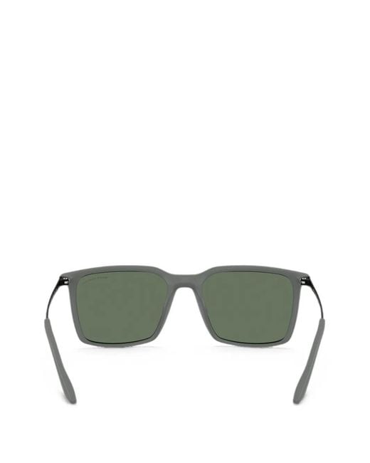 ARMANI EXCHANGE Green Square-Frame Matte-Finish Sunglasses for men