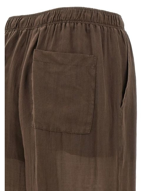 Nude Elastische Broek in het Brown