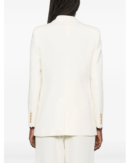 Blazé Milano White Double-Breasted Blazer