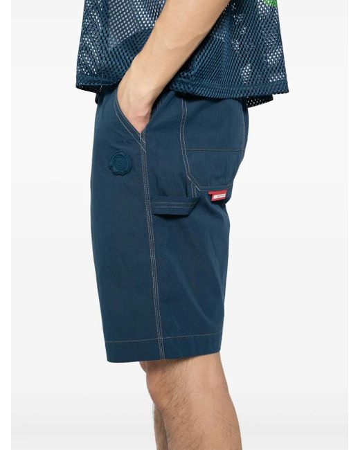Short À Patch Logo Aape By A Bathing Ape pour homme en coloris Blue